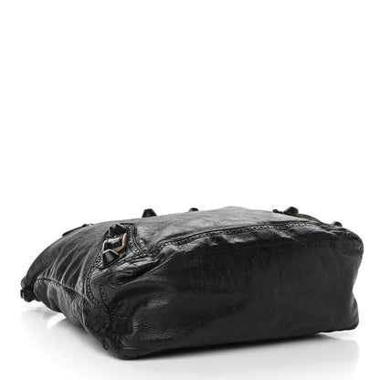 Balenciaga Agneau Giant Brogues Hardware Day Hobo Black 3 of 19