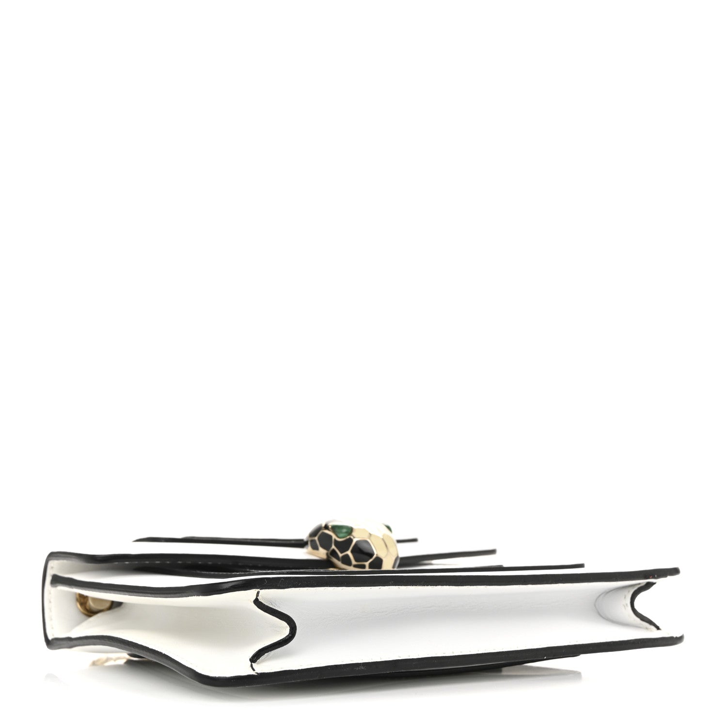 Bulgari Calfskin Small Serpenti Forever Crossbody Bag White Agate 5 of 13