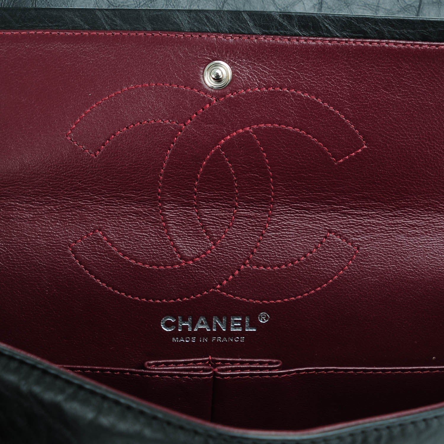 Chanel Aged Calfskin Quilted 2.55 Reissue 226 Flap Black 6 of 7