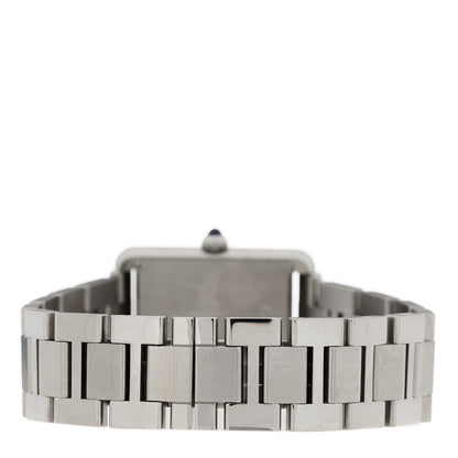 Cartier Stainless Steel 24mm Tank Solo Quartz Watch 3 of 6