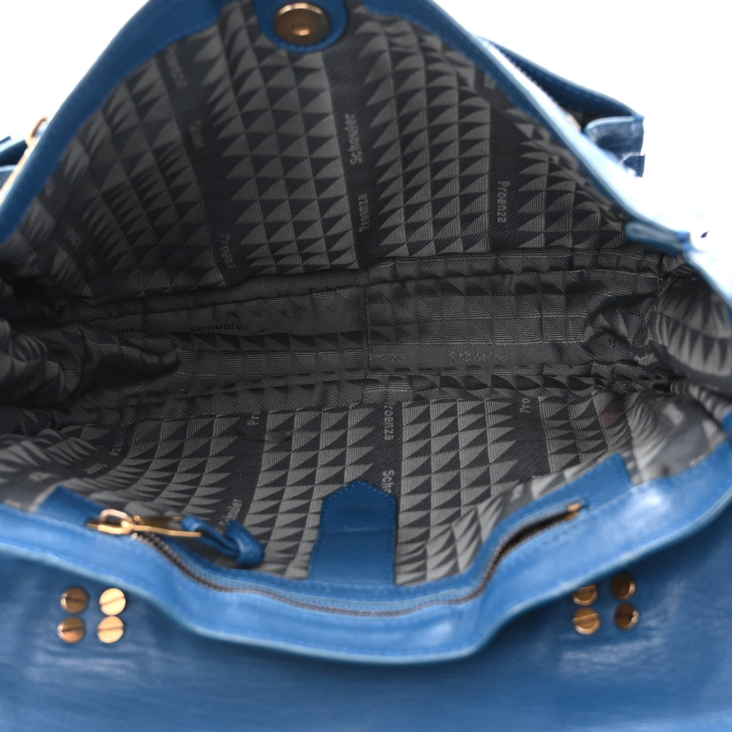 Proenza Schouler Lambskin Medium PS1 Satchel Blue 4 of 14