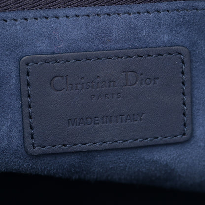 Christian Dior Ultra Matte Calfskin Cannage Large Lady Dior Blue 6 of 14