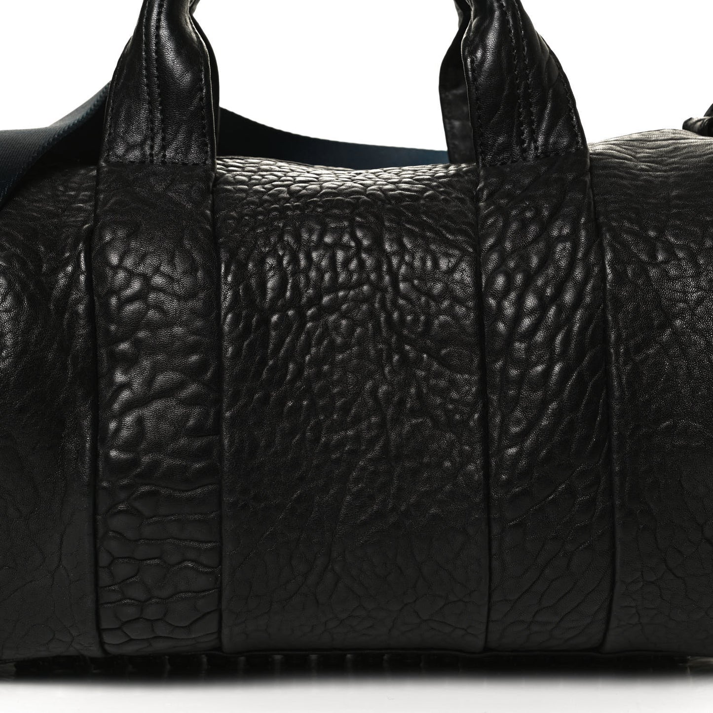 Pebbled Lambskin Rocco Black Nickel Hardware
