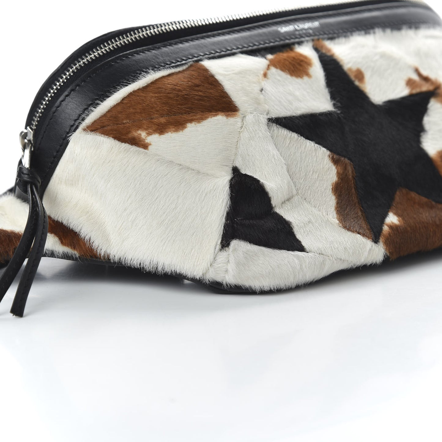 Calfskin Calf Hair Pony Belt Bag Multicolor