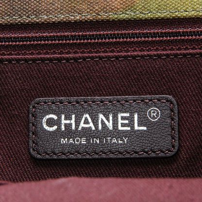 Chanel Washed Toile Large Graffiti On The Pavements Messenger Khaki Multicolor 7 of 7