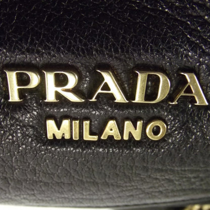 Prada Cervo Deerskin Shoulder Bag Black 11 of 11