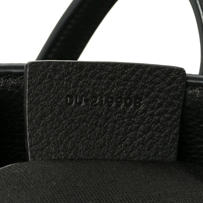 Salvatore Ferragamo Grained Calfskin Medium Star Tote Black 7 of 11