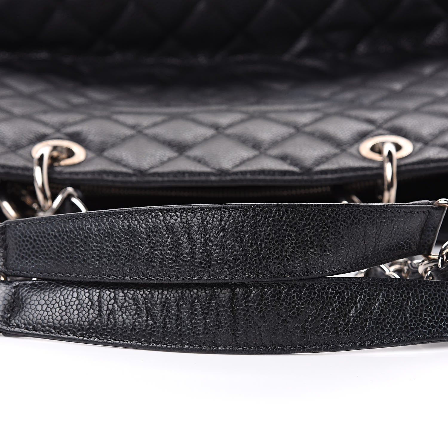Chanel Caviar Quilted Grand Shopping Tote GST Black 6 of 17