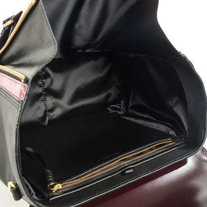 3.1 Phillip Lim 3.1 Smooth Calfskin Medium Pashli Satchel Berry Black 8 of 12