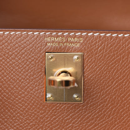 Hermes Epsom Mini Kelly Sellier 20 Gold 17 of 33