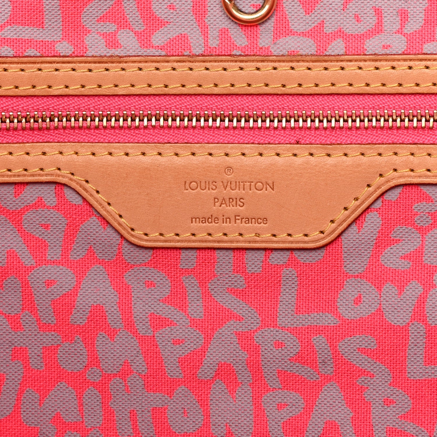 Louis Vuitton Monogram Graffiti Neverfull GM Fuchsia 6 of 22