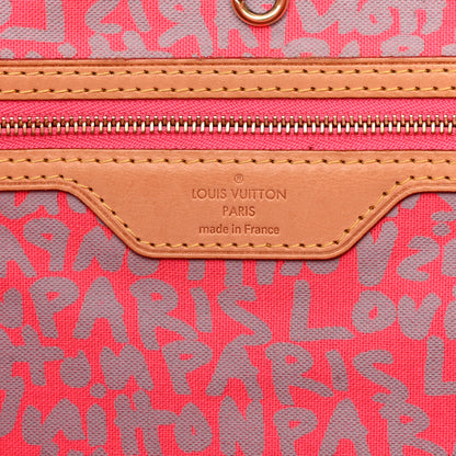 Louis Vuitton Monogram Graffiti Neverfull GM Fuchsia 6 of 22