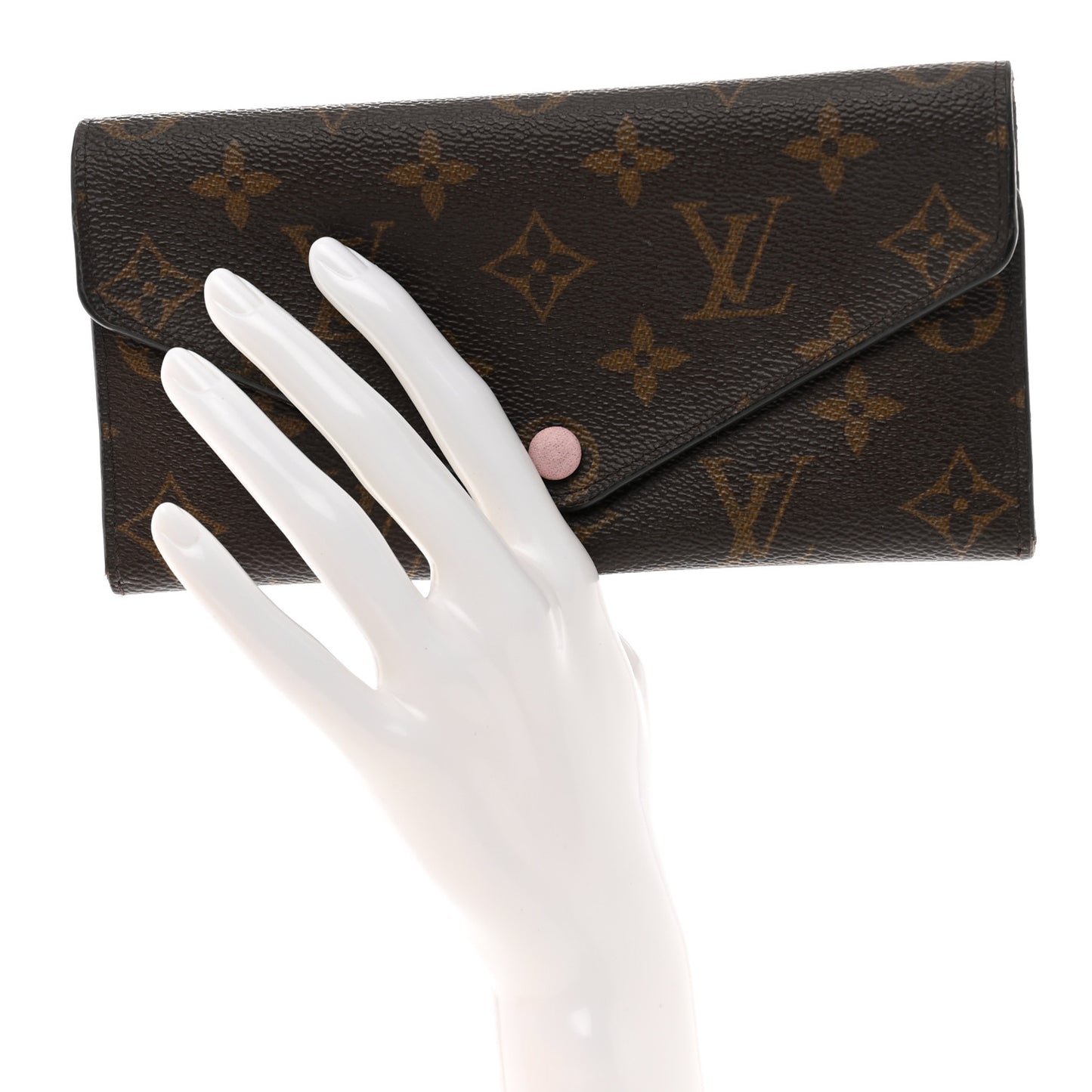 Monogram Josephine Wallet Rose Ballerine