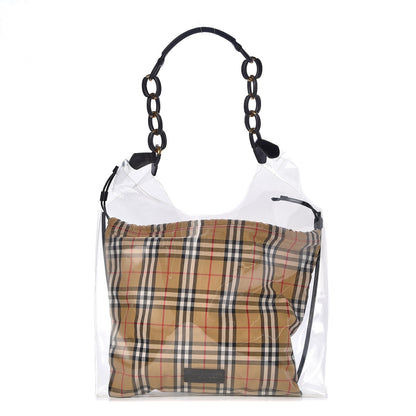 Burberry Plastic Medium Shopper Antique Yellow Black 1 of 11
