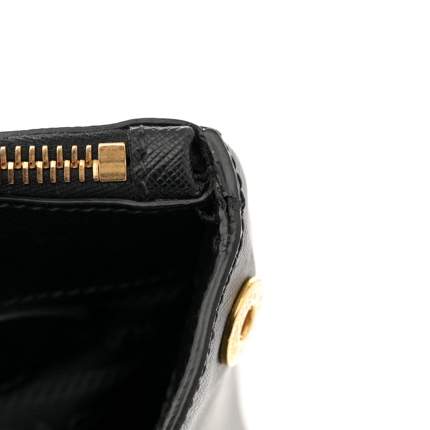 Saffiano Lux Large Galleria Double Zip Tote Black