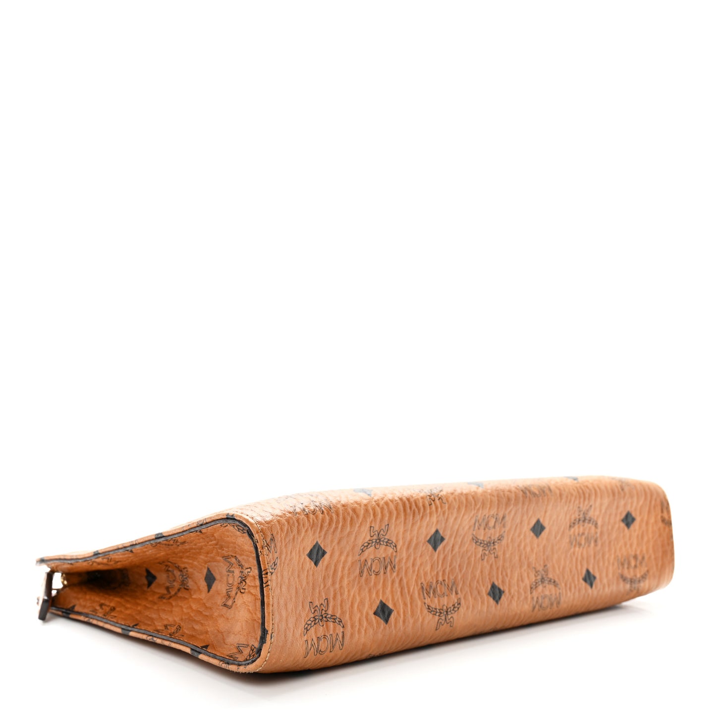 Visetos Medium Zip Pouch Cognac