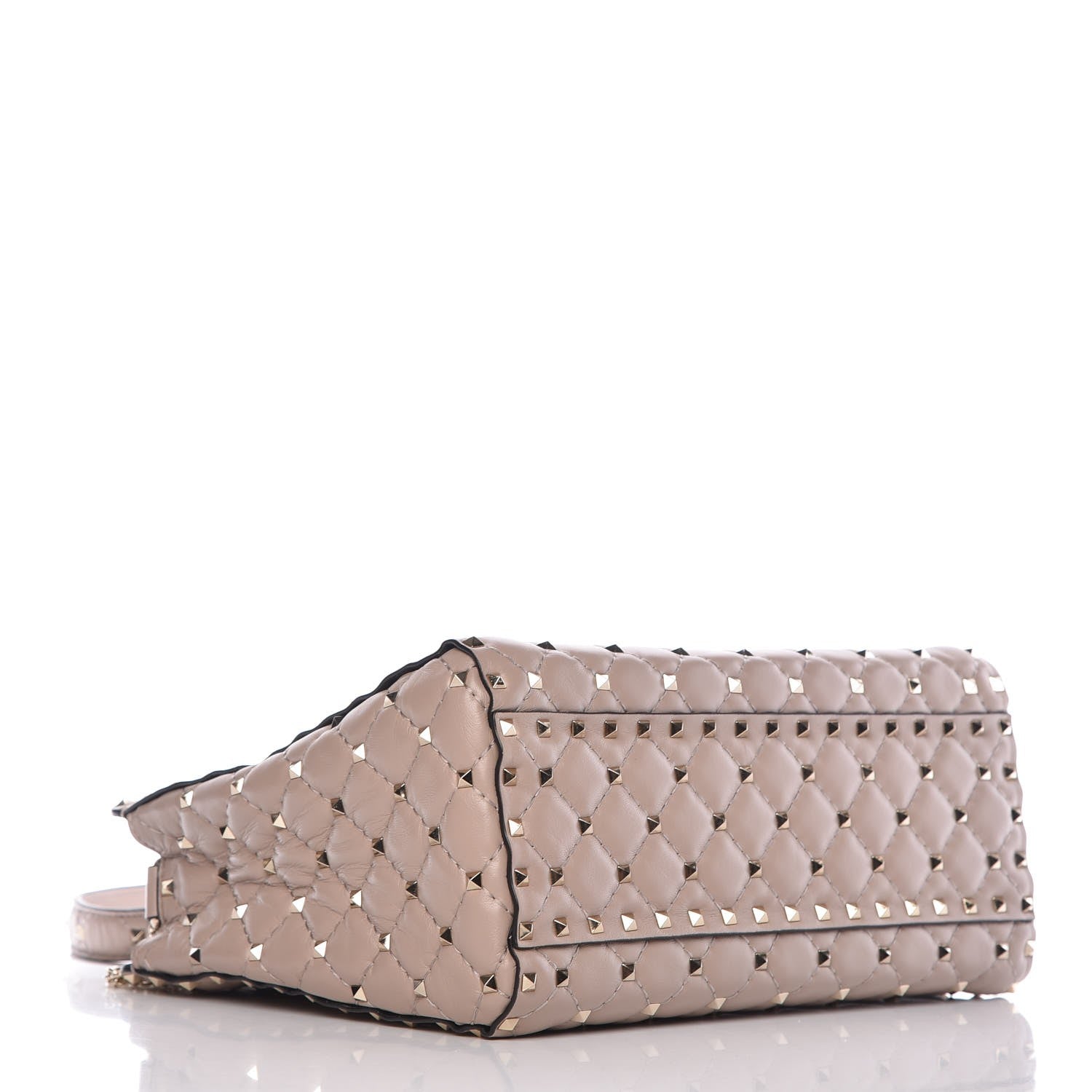 Valentino Garavani Nappa Rockstud Spike Tote Poudre 5 of 8
