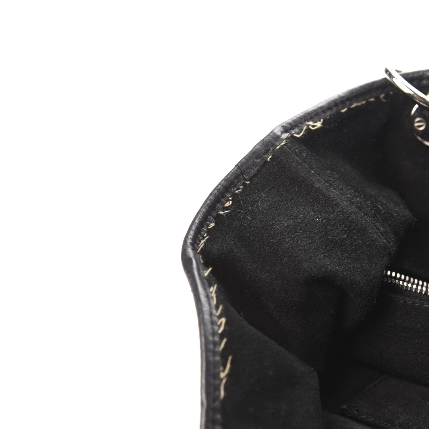 Christian Dior Lambskin Cannage Shopper Tote Black 9 of 14