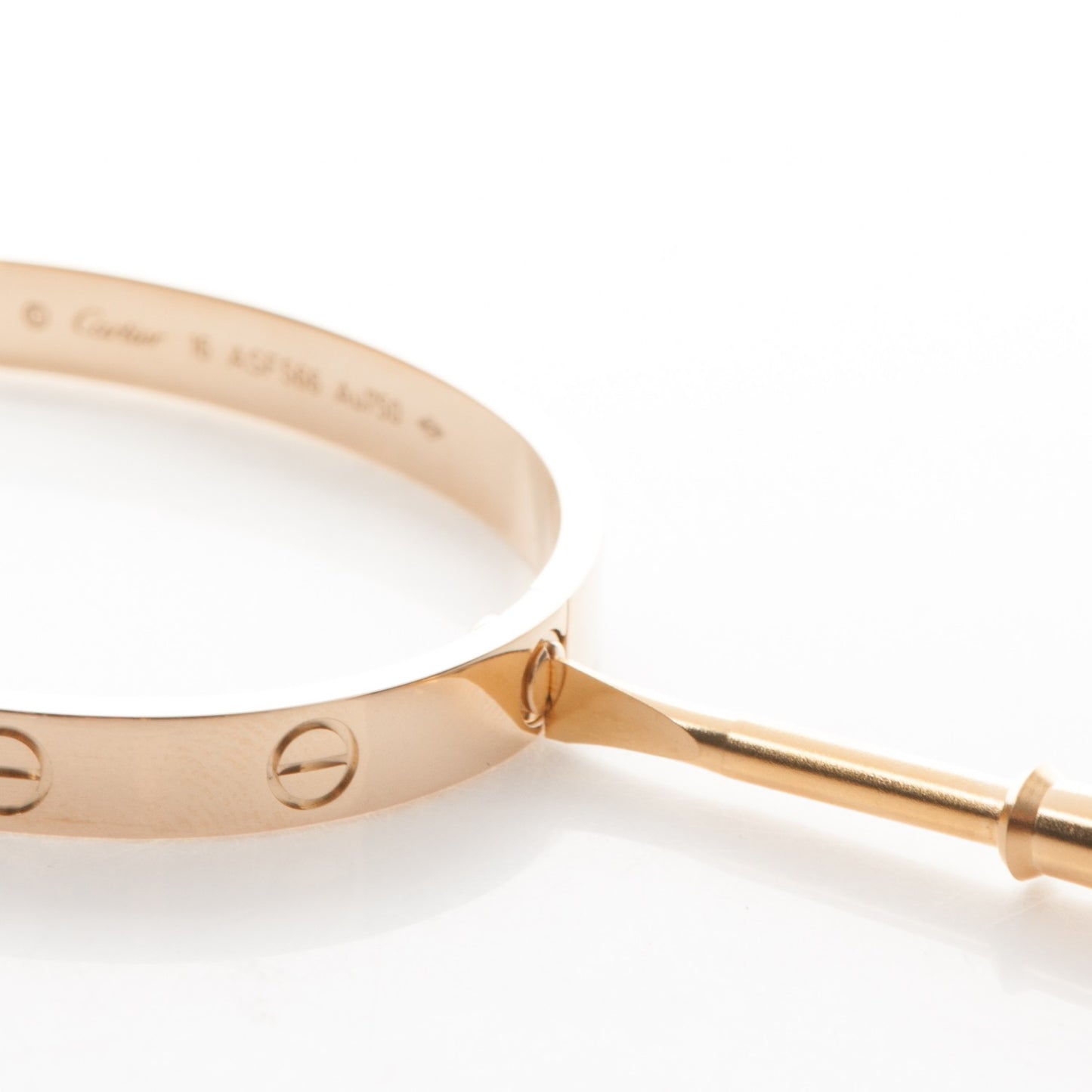 18K Yellow Gold LOVE Bracelet 16