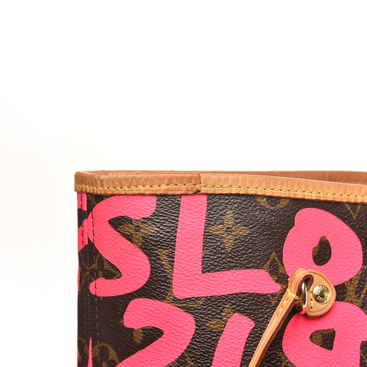 Louis Vuitton Monogram Graffiti Neverfull GM Fuchsia 12 of 15