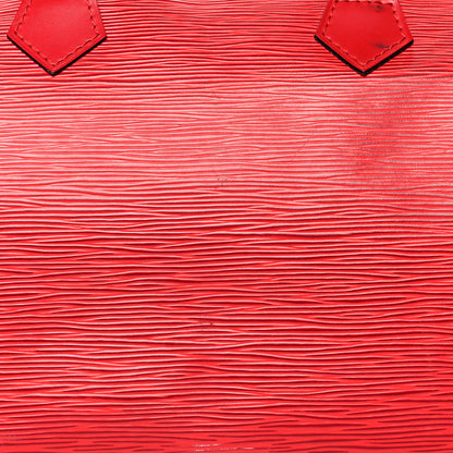 Louis Vuitton Epi Speedy 30 Castillan Red 8 of 15