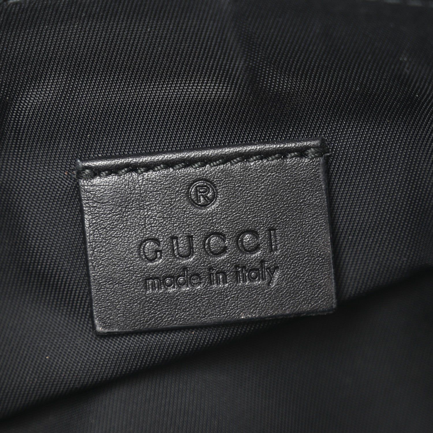 Gucci Guccissima Signature New Britt Wristlet Black 6 of 10