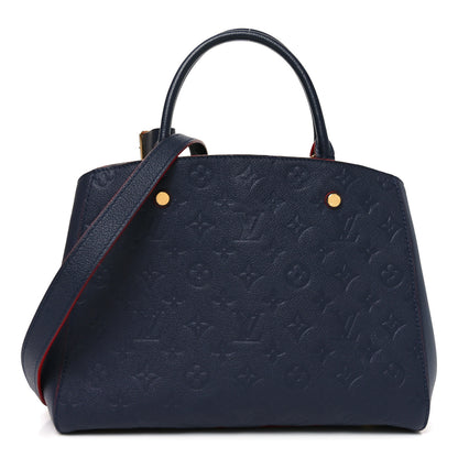 Louis Vuitton Empreinte Montaigne MM Marine Rouge 1 of 9
