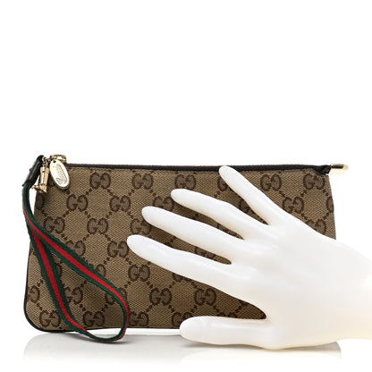 Gucci Monogram Jolicoeur Pochette Brown 2 of 13