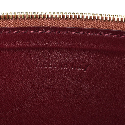 Celine Lambskin Bi-Color Solo Clutch Pouch Terracotta 7 of 10