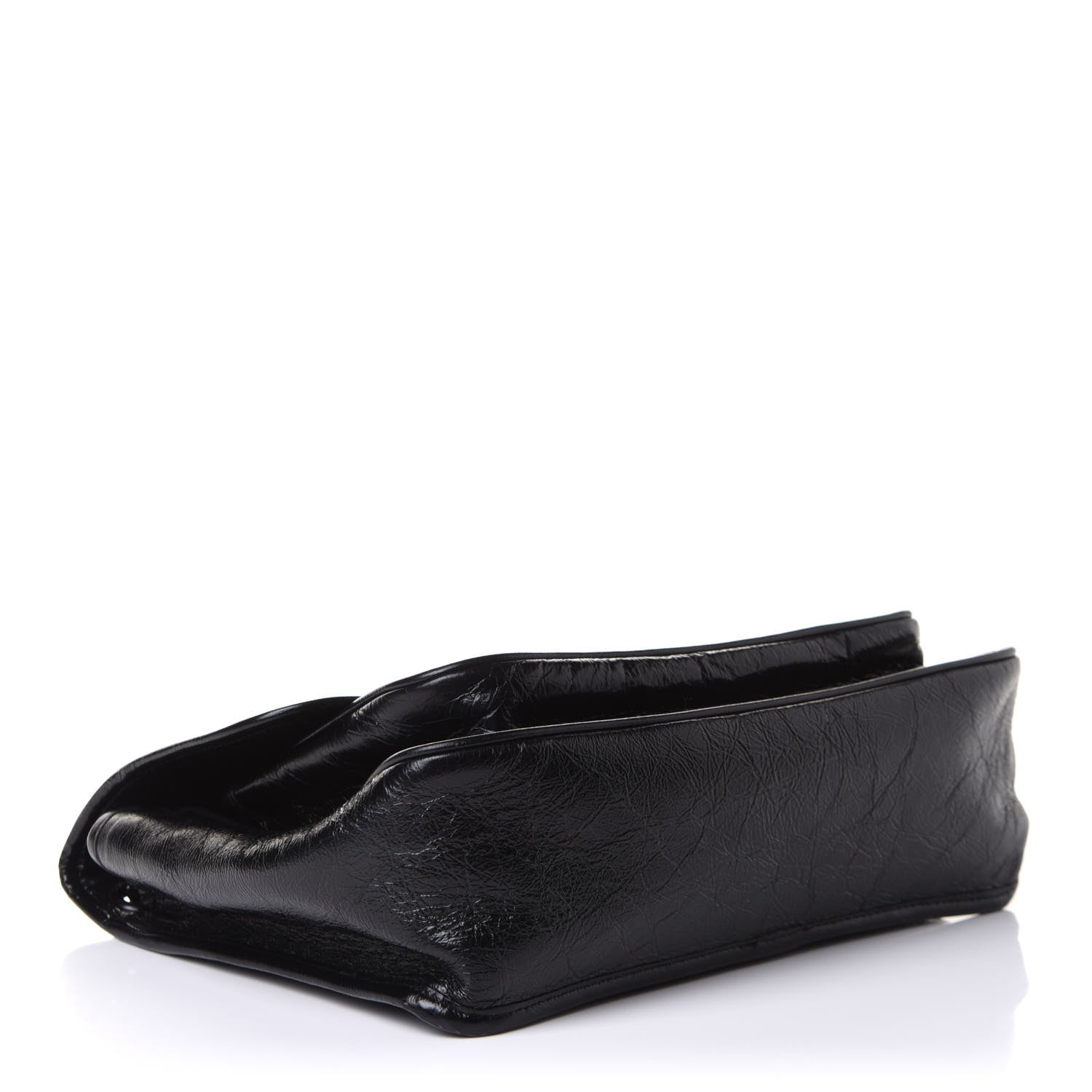 Saint Laurent Crinkled Calfskin Matelasse Monogram Medium Niki Chain Satchel Black 4 of 10