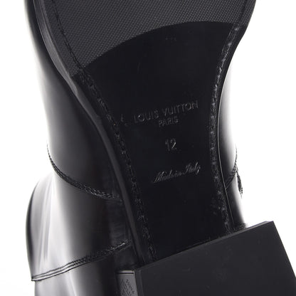 Louis Vuitton Calfskin Chelsea Ankle Boots 12 Black 6 of 9