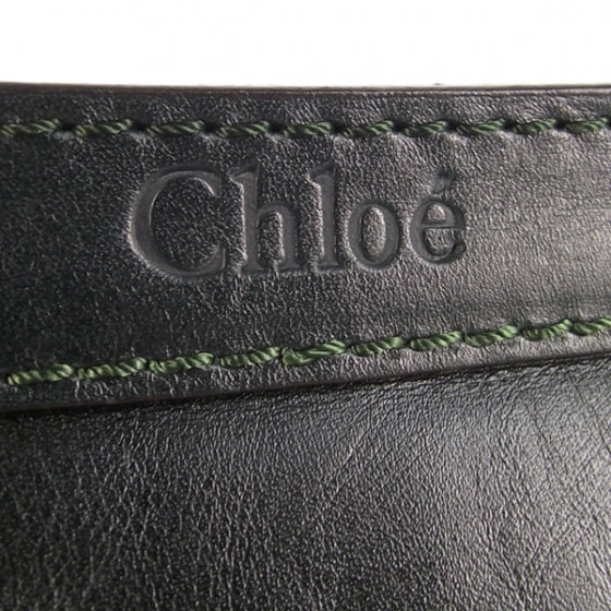 Chloe Leather Handbag Dark Green 5 of 9