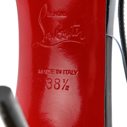 Christian Louboutin Patent Posticha 80 Slingback Pumps 38.5 Black 7 of 9