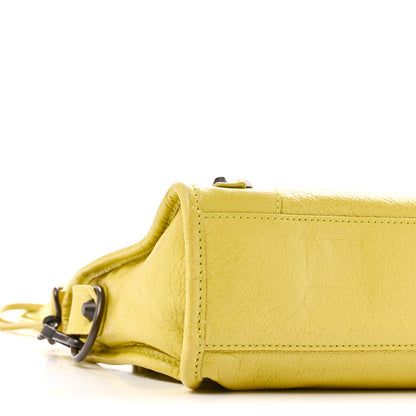 Balenciaga Agneau Classic Silver Hardware Mini City Jaune Poussin 10 of 11