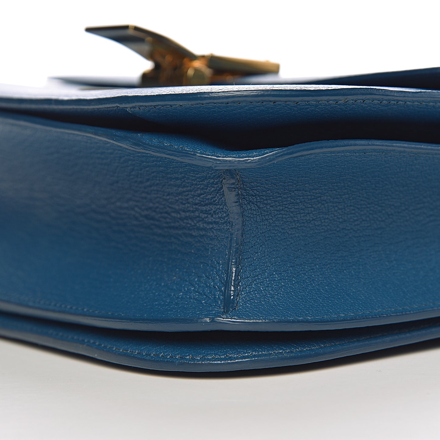 Goatskin Medium Classic Box Flap Bag Deepsea
