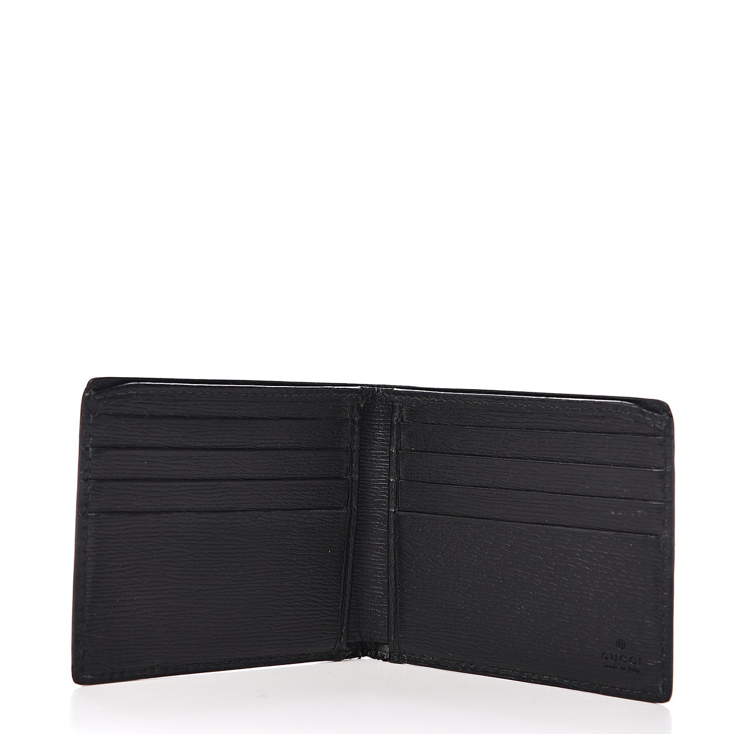 Shangai Calfskin Kingsnake Bi-Fold Wallet Black