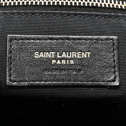 Saint Laurent Lambskin Quilted Maxi Icare Shopping Tote Black 7 of 11