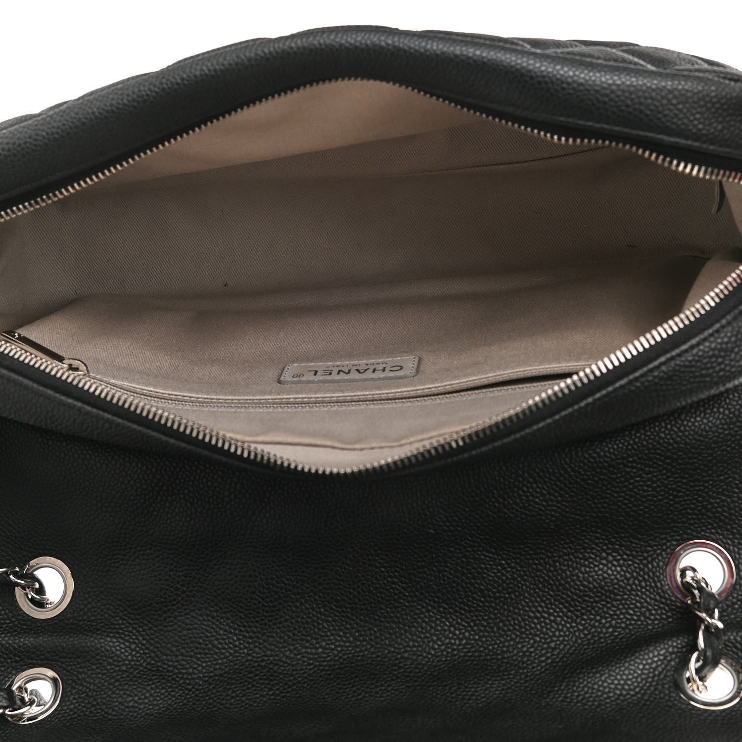 Chanel Caviar Quilted Jumbo Easy Flap Black 4 of 15
