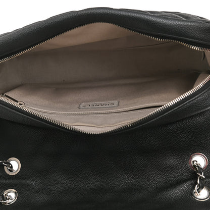 Chanel Caviar Quilted Jumbo Easy Flap Black 4 of 15