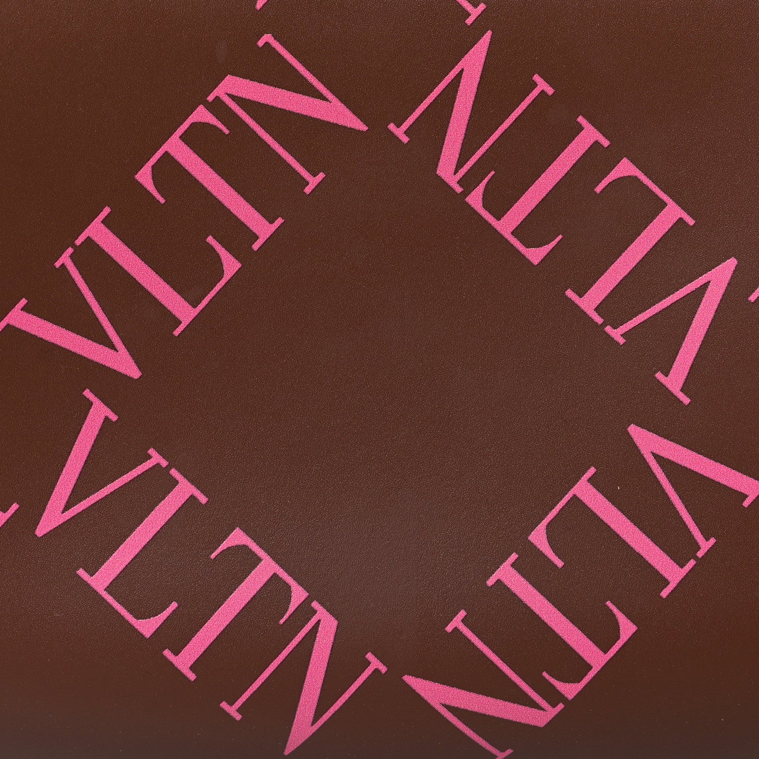 Valentino Garavani Calfskin VLTN Grid Print Belt Bag Cuir Pink 7 of 11