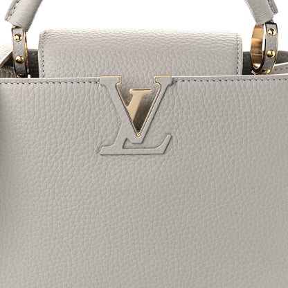 Louis Vuitton Taurillon Capucines BB Flint Grey 7 of 9