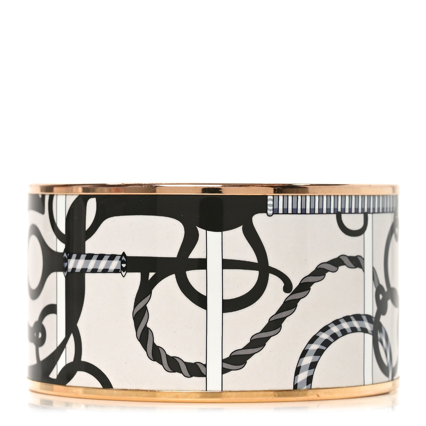 Enamel Printed Extra Wide Bracelet 65