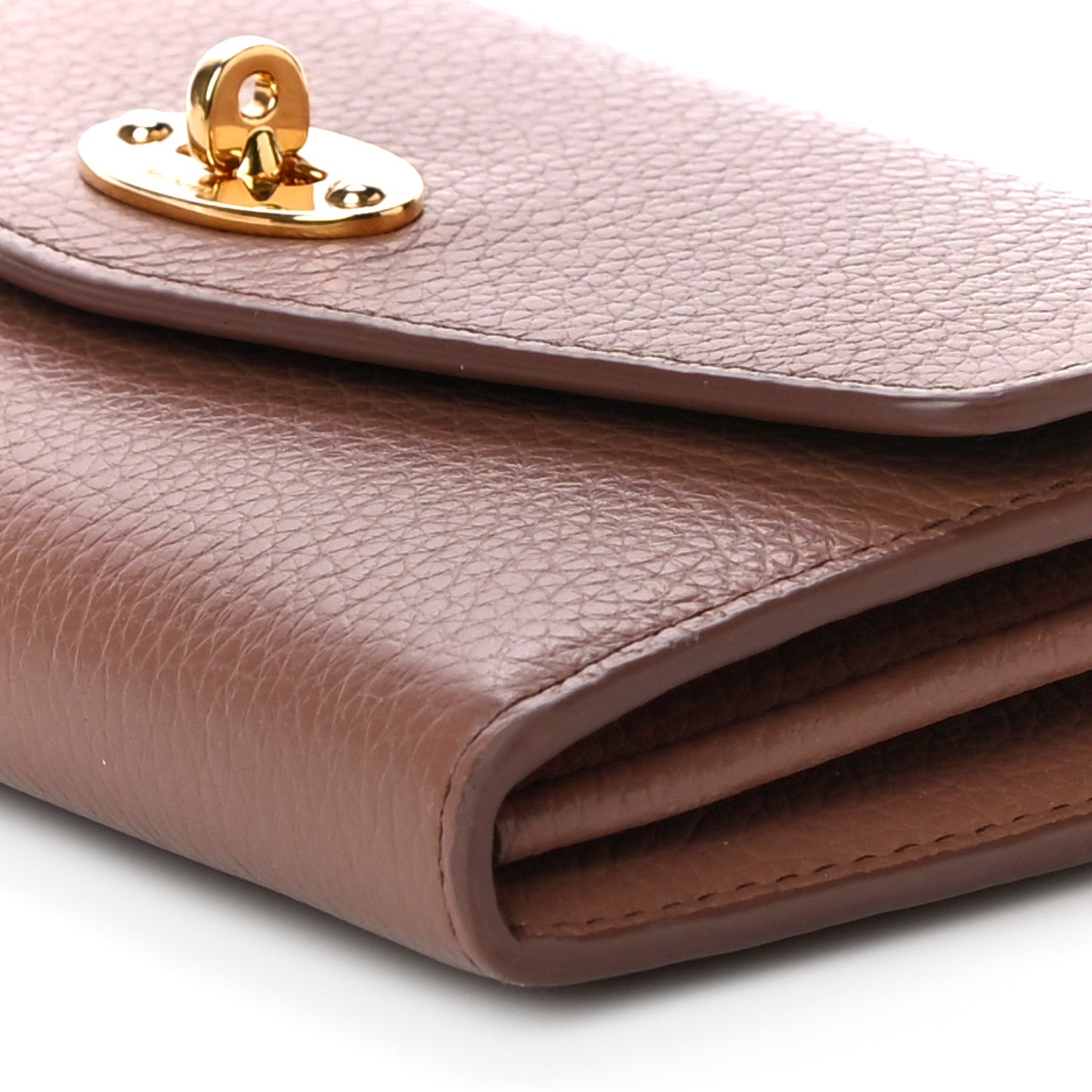 Mulberry Classic Grain Medium Darley Wallet Dark Blush 9 of 12