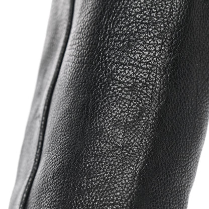 Chanel Calfskin Ascot Knee High CC Boots 39 Black 15 of 15