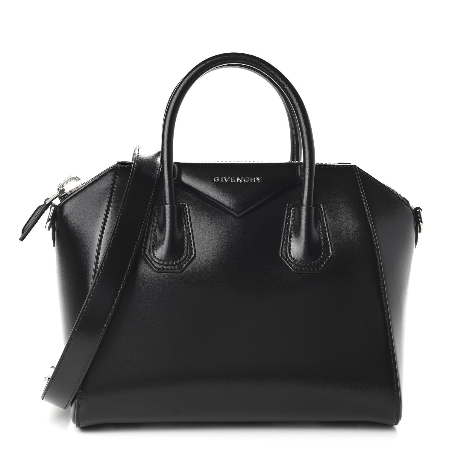 Givenchy Shiny Lord Calfskin Small Antigona Black 1 of 11