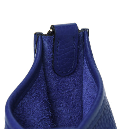 Hermes Taurillon Clemence Evelyne TPM Bleu Electrique 9 of 14