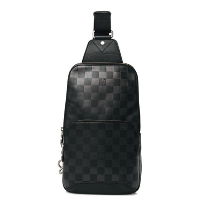 Louis Vuitton Damier Infini Avenue Sling Bag Onyx Silver 1 of 9