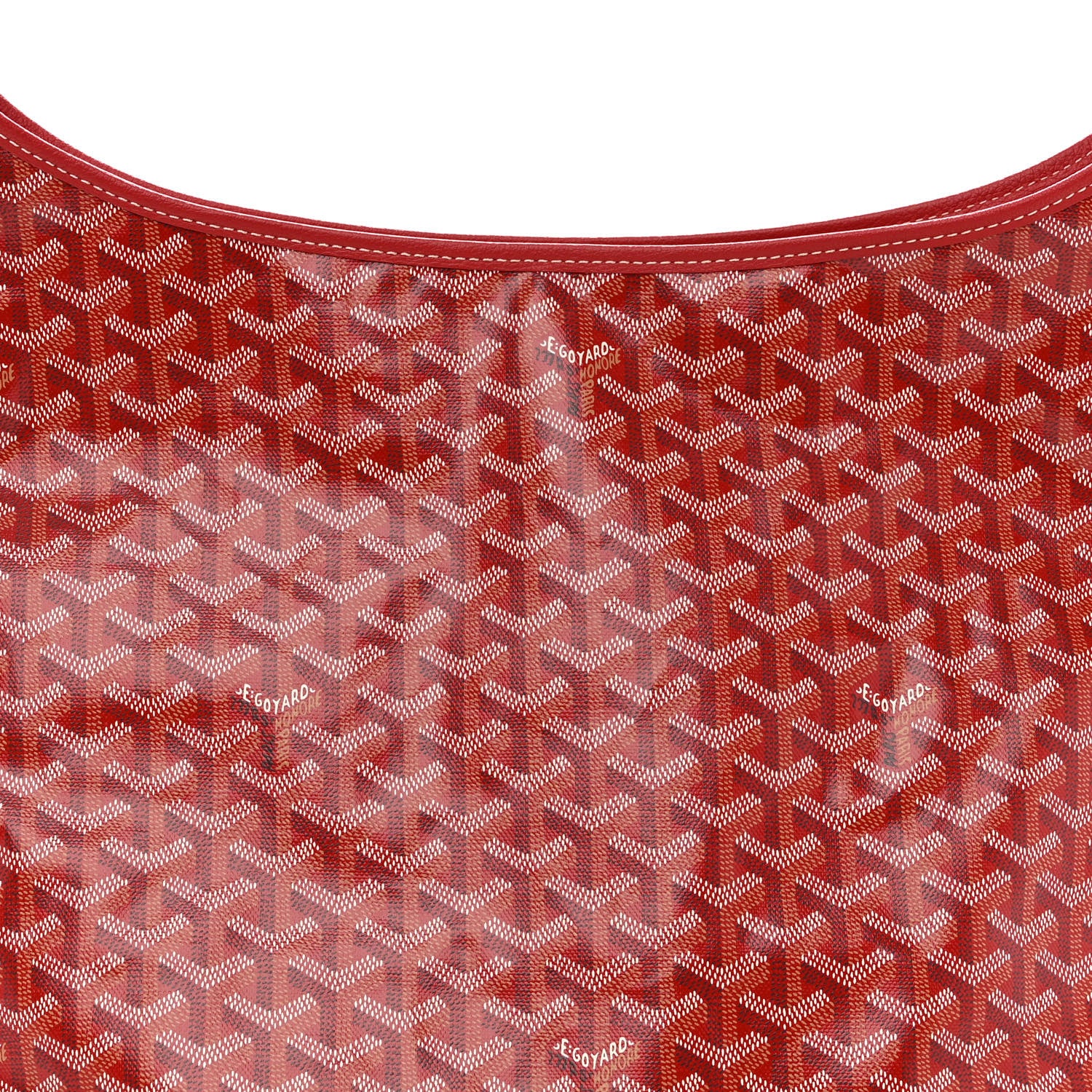 Goyard Goyardine Boheme Hobo Red 8 of 10