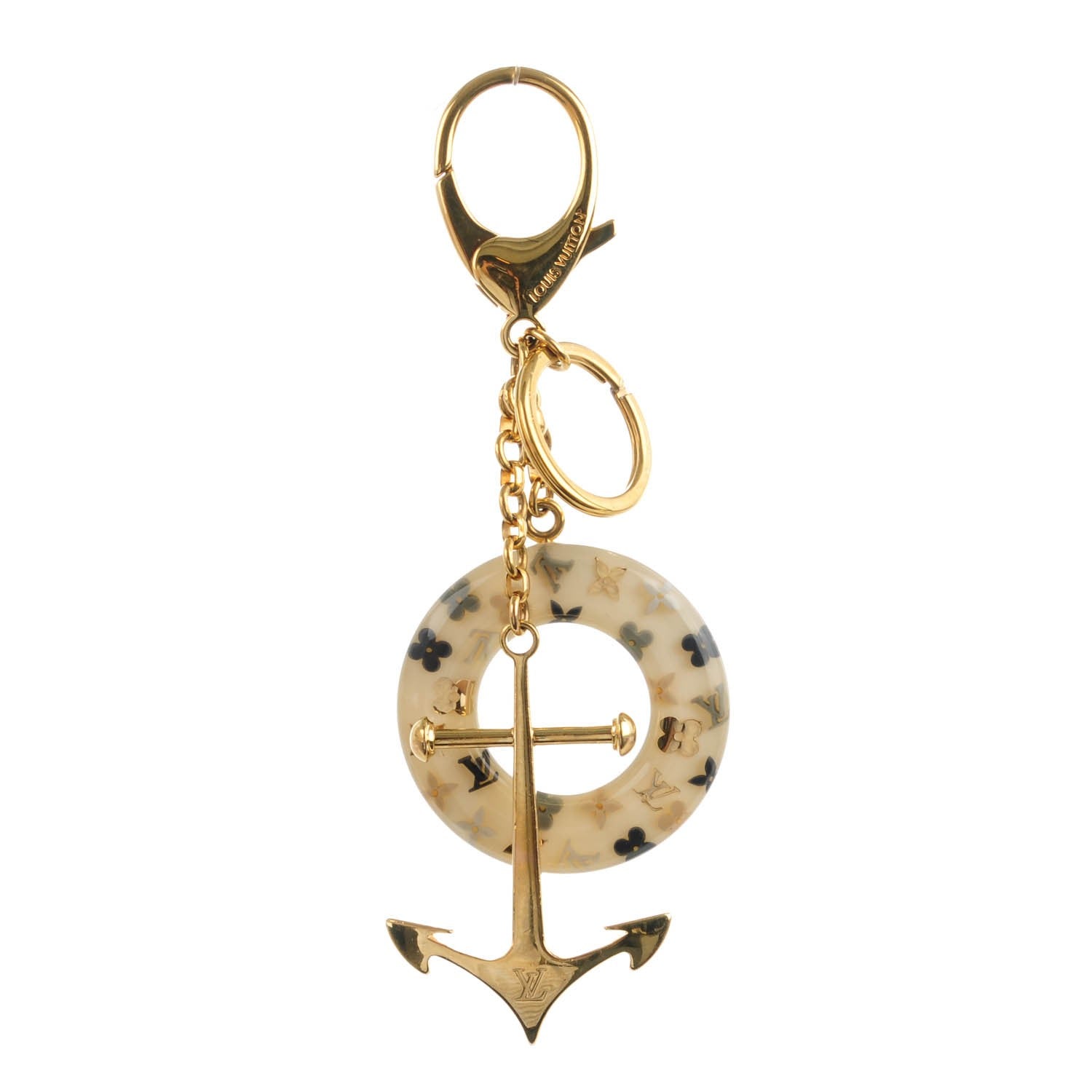 Louis Vuitton Marina Key Holder Bag Charm Azur 1 of 4