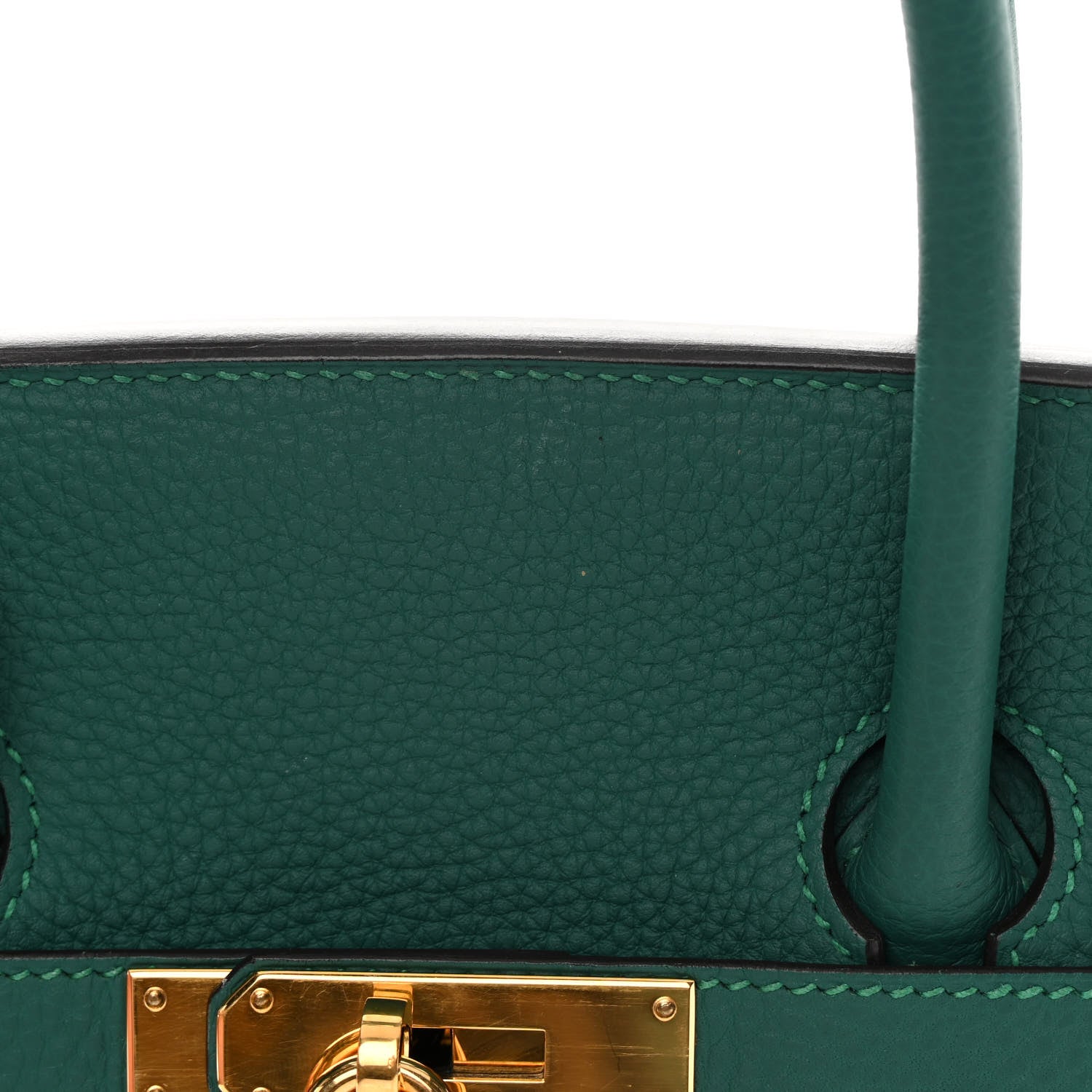 Hermes Togo Birkin 35 Malachite 14 of 14
